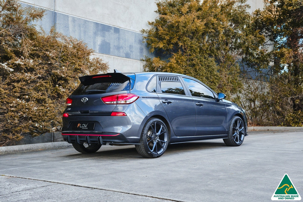 i30 Hatch PD1, PD2 2018-2020 Flow-Lock Rear Diffuser-Flow Designs