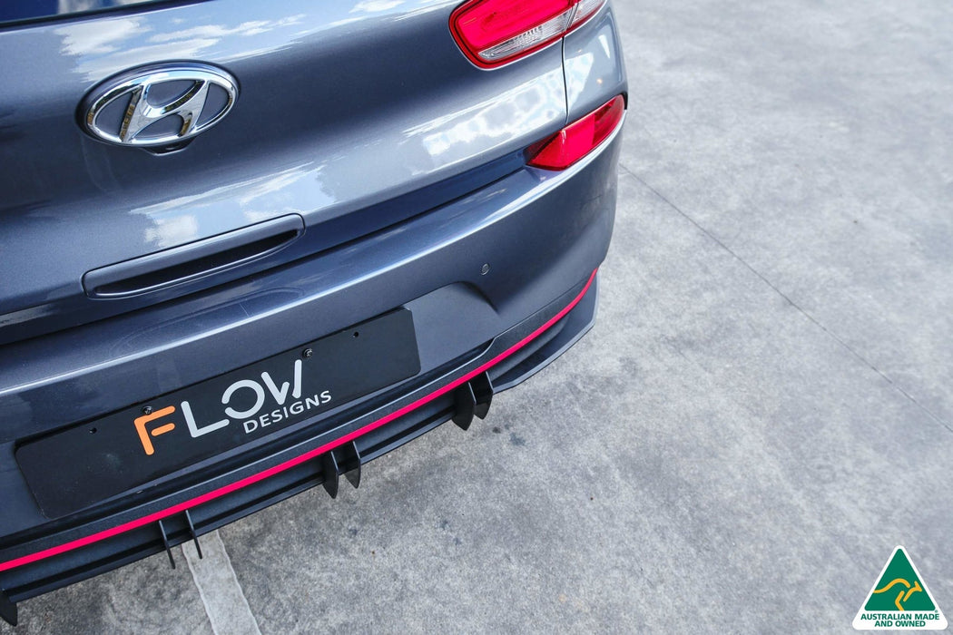 i30 Hatch PD1, PD2 2018-2020 Flow-Lock Rear Diffuser-Flow Designs