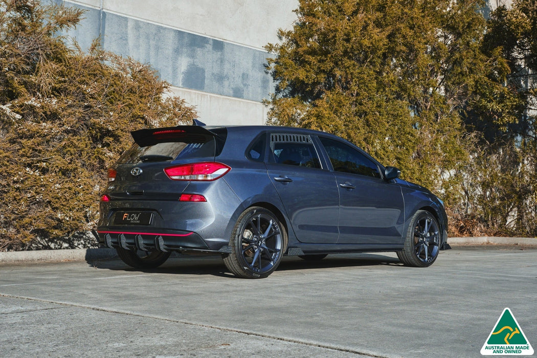 i30 Hatch PD1, PD2 2018-2020 Flow-Lock Rear Diffuser-Flow Designs