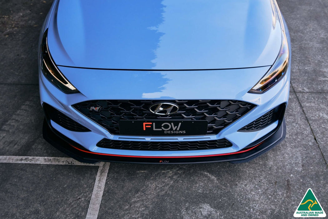 i30N Hatch PD FL 2021 Front Lip Splitter Extensions (Pair)-Flow Designs