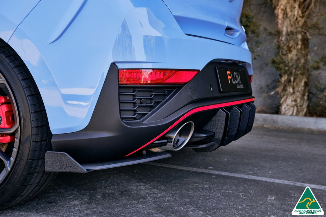 i30N Hatch PD FL 2021 Rear Spat Winglets (Pair)-Flow Designs