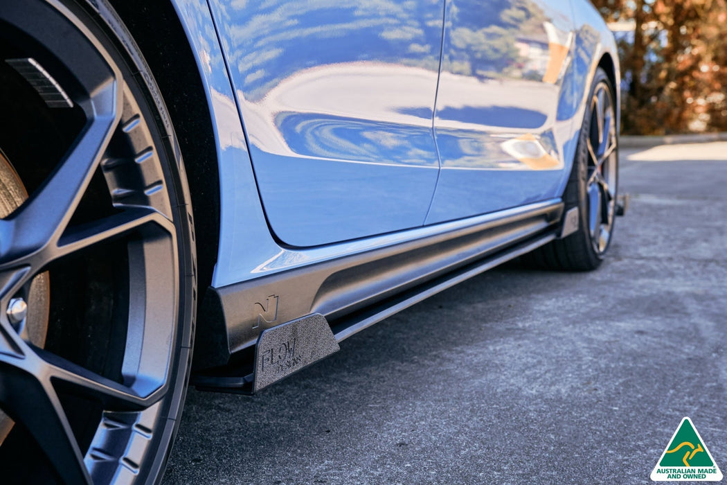 i30N Hatch PD FL 2021 Side Skirt Splitters (Pair)-Flow Designs