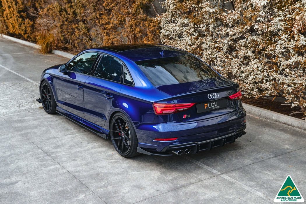 S3 8V Sedan Facelift Rear Spats (Pair)-Flow Designs