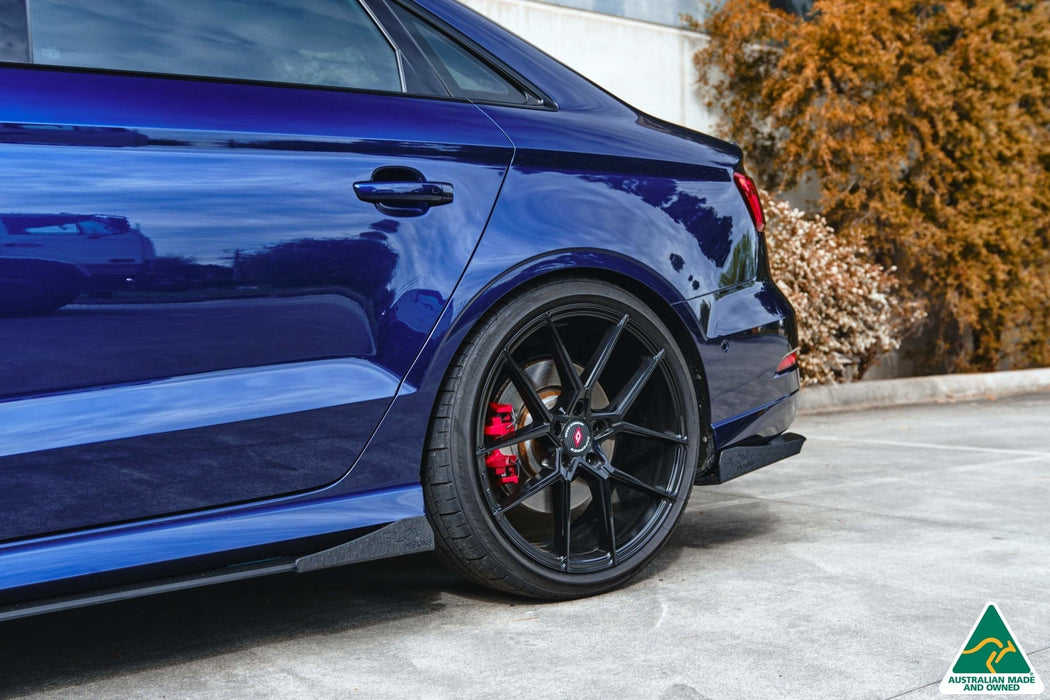 S3 8V Sedan Facelift Rear Spat Winglets (Pair)-Flow Designs