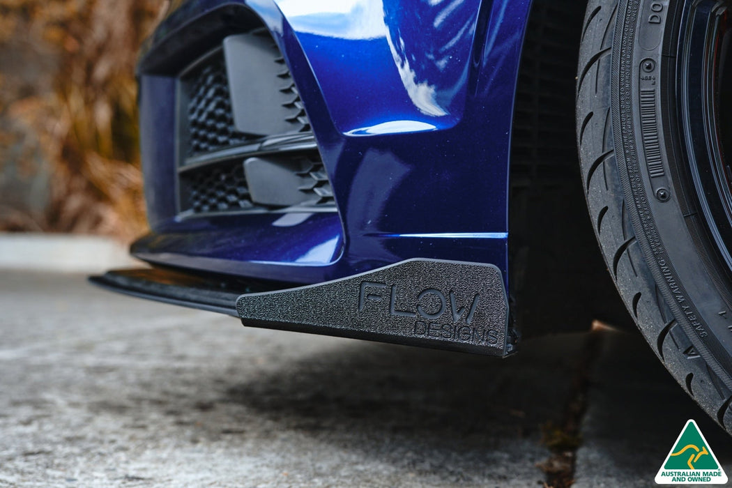 S3 8V Sedan Facelift  Front Lip Splitter Winglets (Pair)-Flow Designs