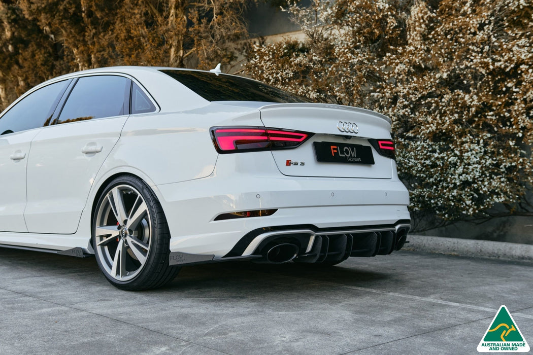 RS3 8V Sedan Facelift  Rear Spat Winglets (Pair)-Flow Designs