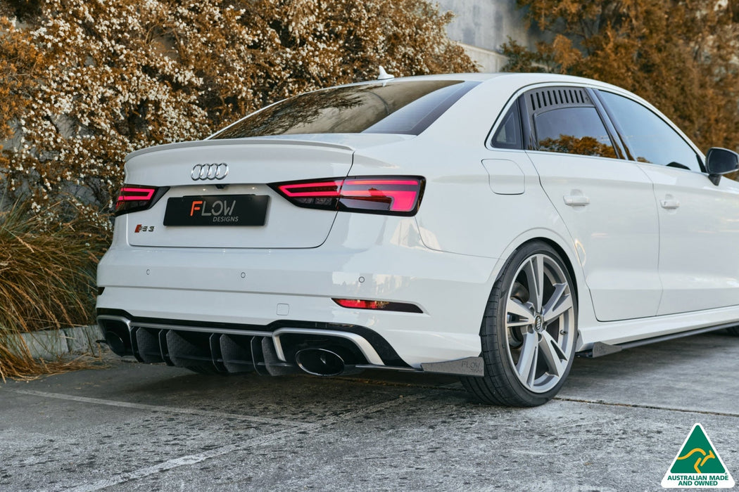 RS3 8V Sedan Facelift  Rear Spat Winglets (Pair)-Flow Designs