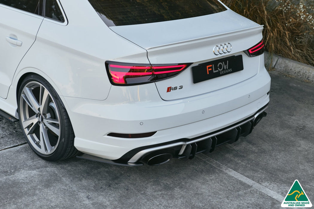 RS3 8V Sedan Facelift Rear Spats (Pair)-Flow Designs