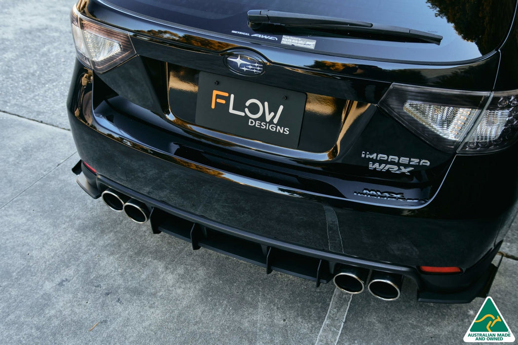 Impreza WRX/RS G3 Hatch PFL Flow-Lock Rear Diffuser-Flow Designs