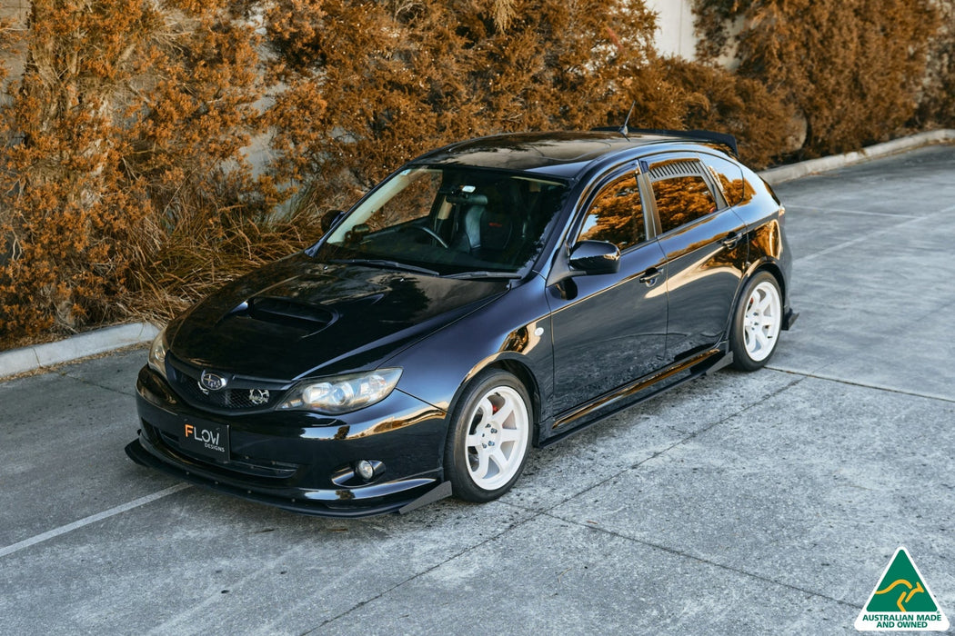 Impreza WRX/RS G3 Hatch PFL Front Lip Splitter Extensions (Pair)-Flow Designs