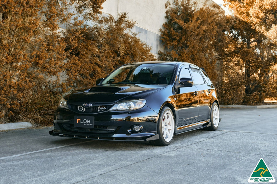 Impreza WRX/RS G3 Hatch PFL Front Lip Splitter Winglets (Pair)-Flow Designs