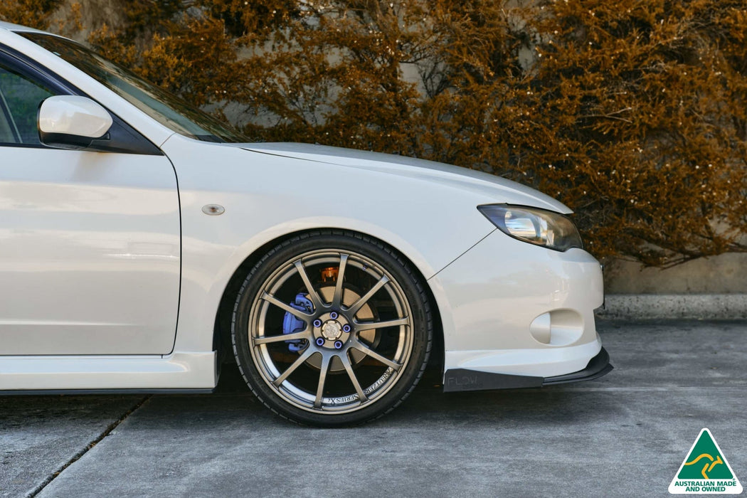 Impreza WRX/RS G3 Hatch PFL Front Lip Splitter Winglets (Pair)-Flow Designs