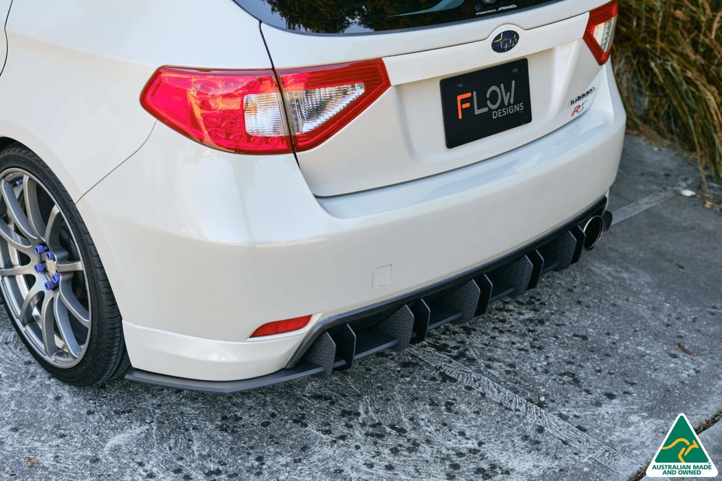 Impreza WRX/RS G3 Hatch PFL Flow-Lock Rear Diffuser-Flow Designs