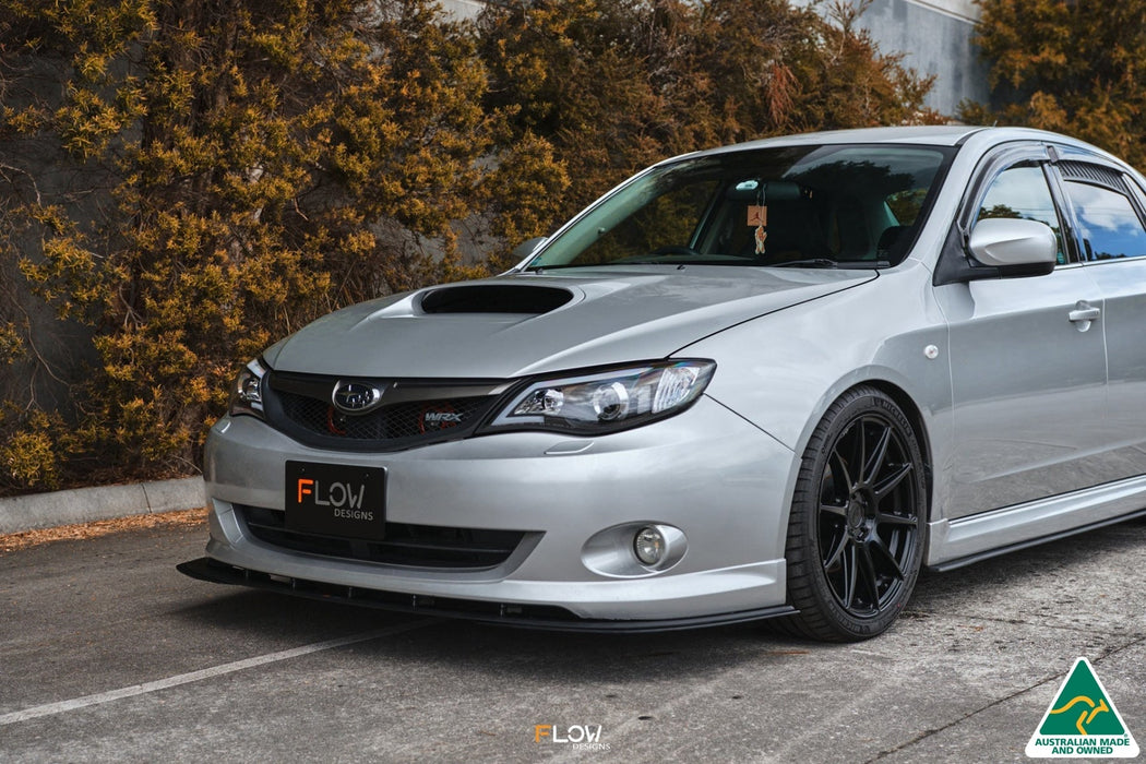 Impreza WRX/RS G3 Sedan PFL Front Lip Splitter Extensions (Pair)-Flow Designs