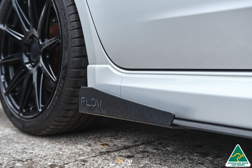 Impreza WRX/RS G3 Sedan PFL Side Skirt Splitter Winglets (Pair)-Flow Designs