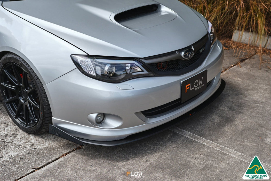 Impreza WRX/RS G3 Sedan PFL Front Lip Splitter Winglets (Pair)-Flow Designs