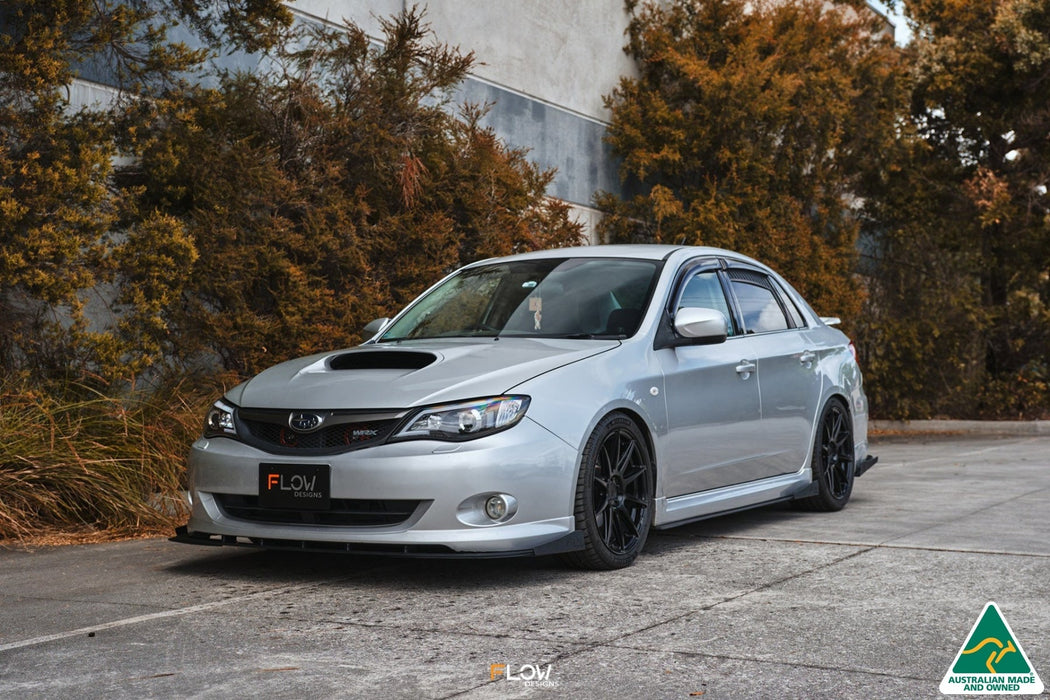 Impreza WRX/RS G3 Sedan PFL Front Lip Splitter Winglets (Pair)-Flow Designs