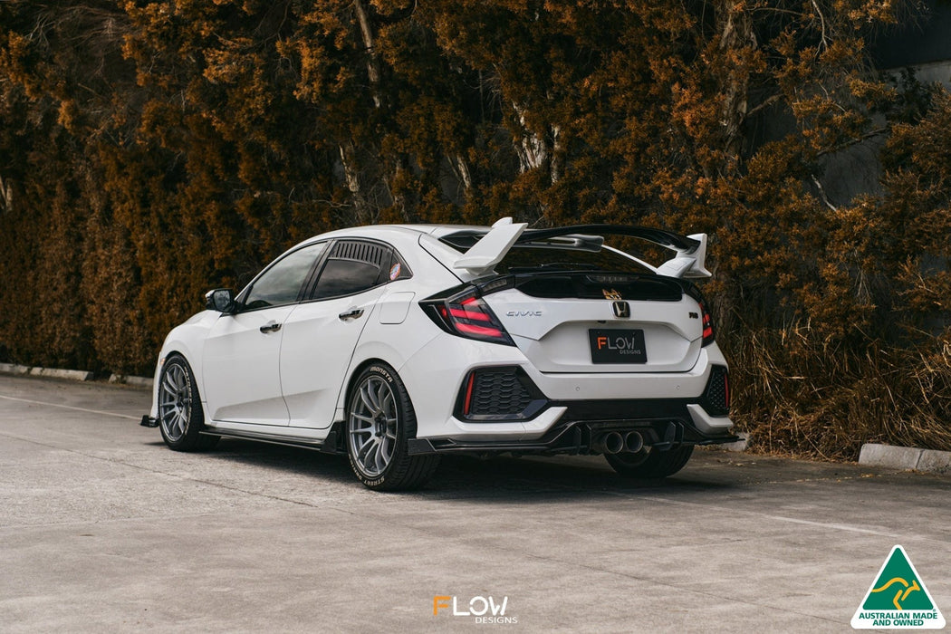 FK4/FK7 Civic RS Hatch PFL Flow-Lock Rear Diffuser-Flow Designs