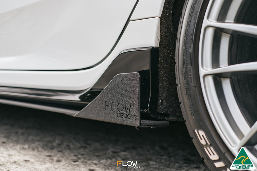 FK4/FK7 Civic RS Hatch PFL Side Skirt Splitter Winglets (Pair)-Flow Designs