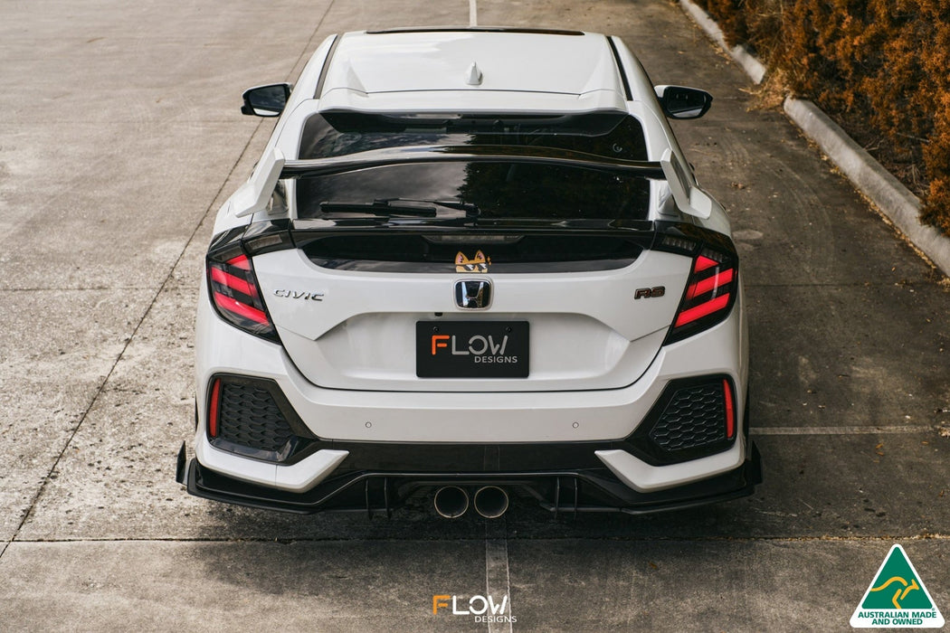 FK4/FK7 Civic RS Hatch PFL Flow-Lock Rear Diffuser-Flow Designs
