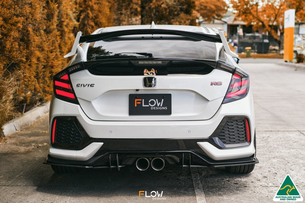 FK4/FK7 Civic RS Hatch PFL Flow-Lock Rear Diffuser-Flow Designs