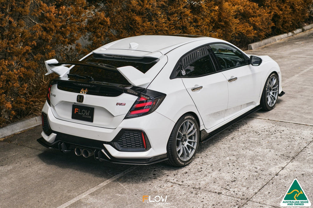 FK4/FK7 Civic RS Hatch PFL Rear Spats (Pair)-Flow Designs