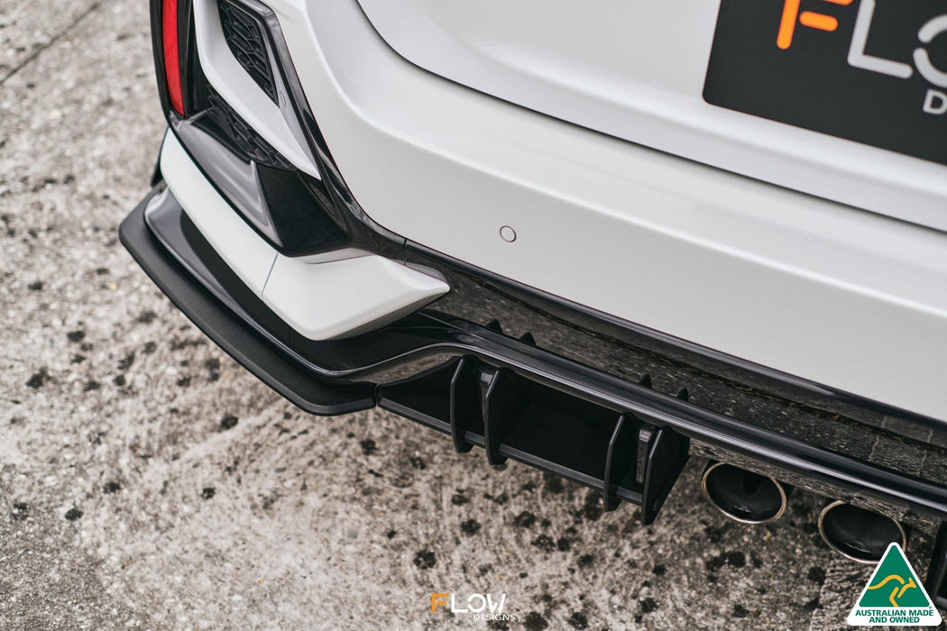 FK4/FK7 Civic RS Hatch FL Flow-Lock Rear Diffuser-Flow Designs