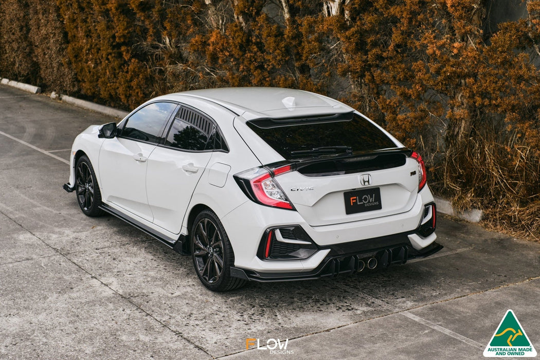 FK4/FK7 Civic RS Hatch FL Rear Spats (Pair)-Flow Designs