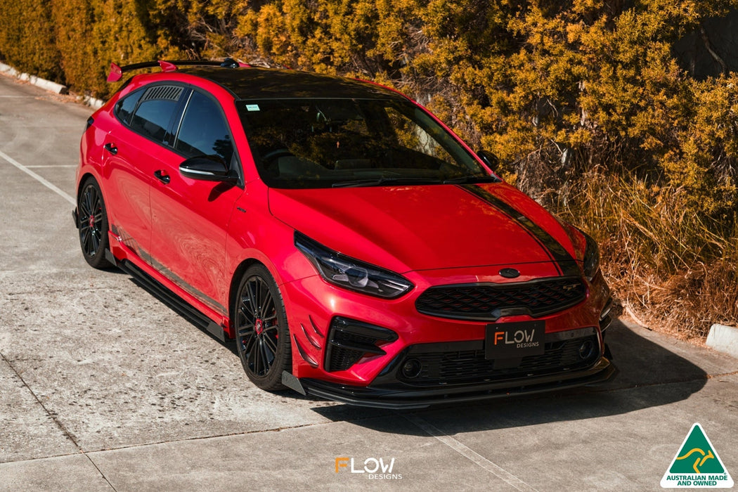 Cerato GT PFL Front Lip Splitter Extensions (Pair)-Flow Designs