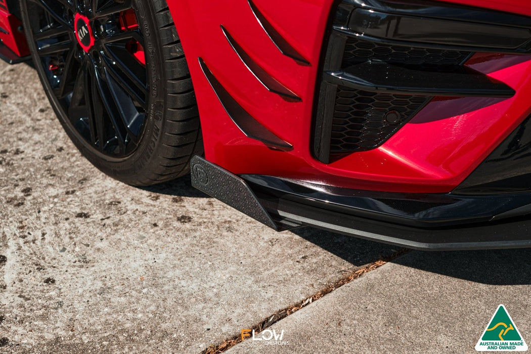 Cerato GT PFL Front Lip Splitter Winglets (Pair)-Flow Designs