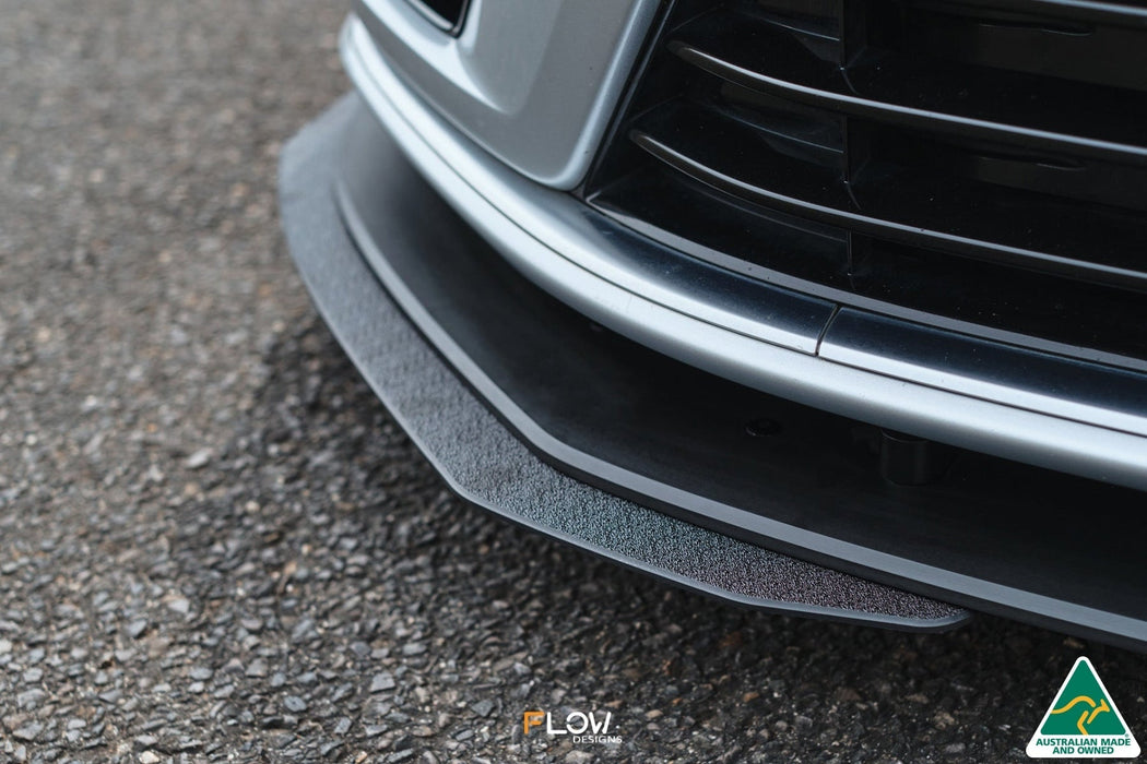 MK7 Golf R (EU/AU) Chassis Mounted Front Lip Splitter V3(Clearance-old design-no finish selection)-Flow Designs