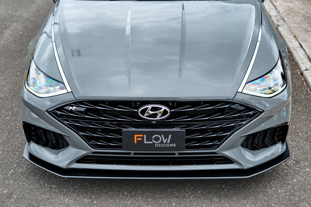 DN8 Sonata N Line 2020-2023 Front Lip Splitter & Reinforcement Bracket-Flow Designs