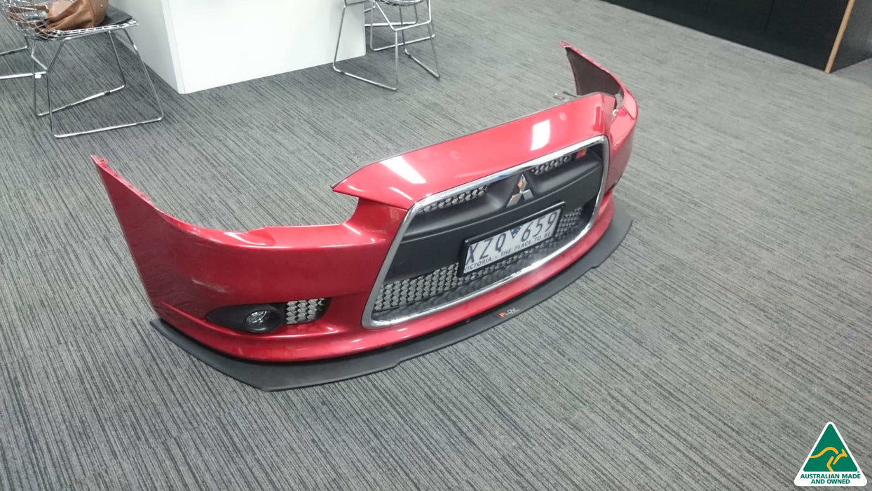 Lancer Ralliart CJ Front Splitter V2-Flow Designs