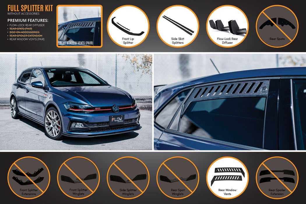 AW Polo GTI Full Splitter Set-Flow Designs