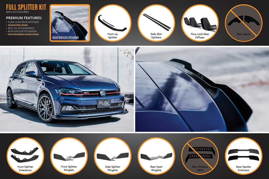 AW Polo GTI Full Splitter Set-Flow Designs