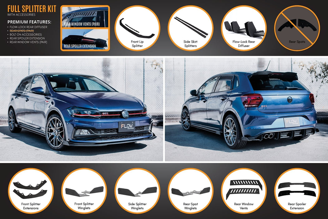 AW Polo GTI Full Splitter Set-Flow Designs