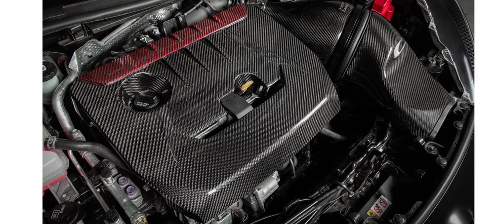 Eventuri Toyota GR Yaris Carbon Gloss Engine Cover