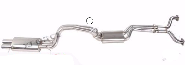 FORD FALCON FG SEDAN XR8 CAT BACK EXHAUST
