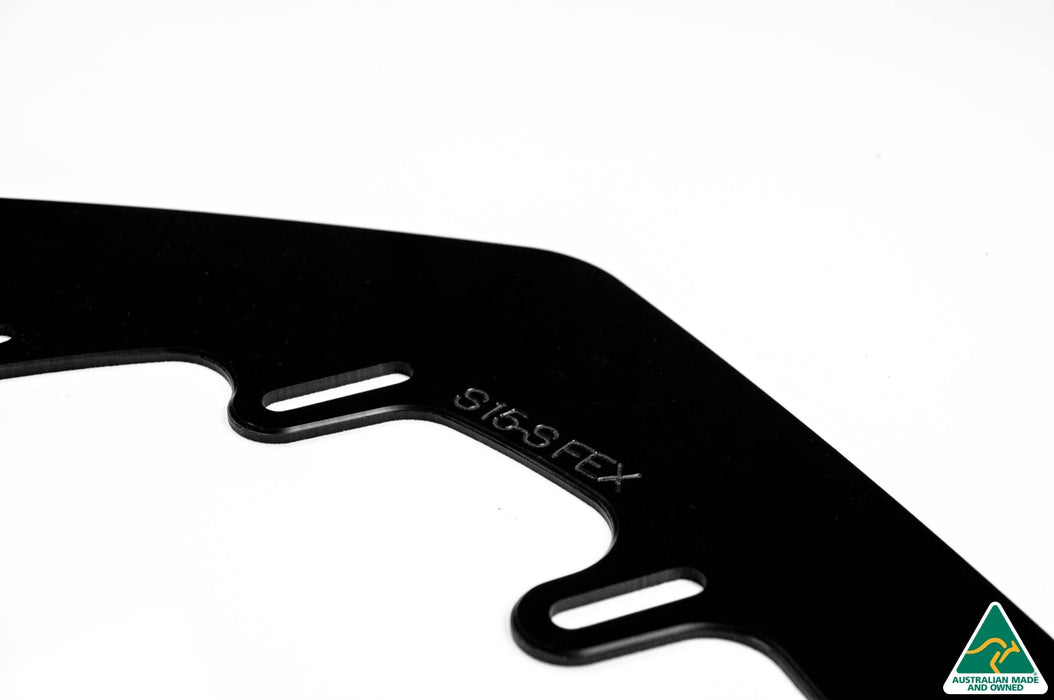 S15 / 200SX Front Lip Splitter Extensions (Pair - For Standard Front Bar)-Flow Designs