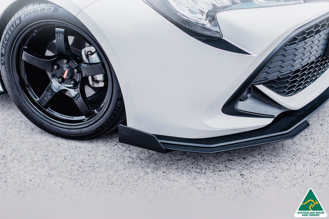 Corolla MZEA12R/ZWE211R 2018-2022 Front Lip Splitter & Reinforcement Brackets-Flow Designs