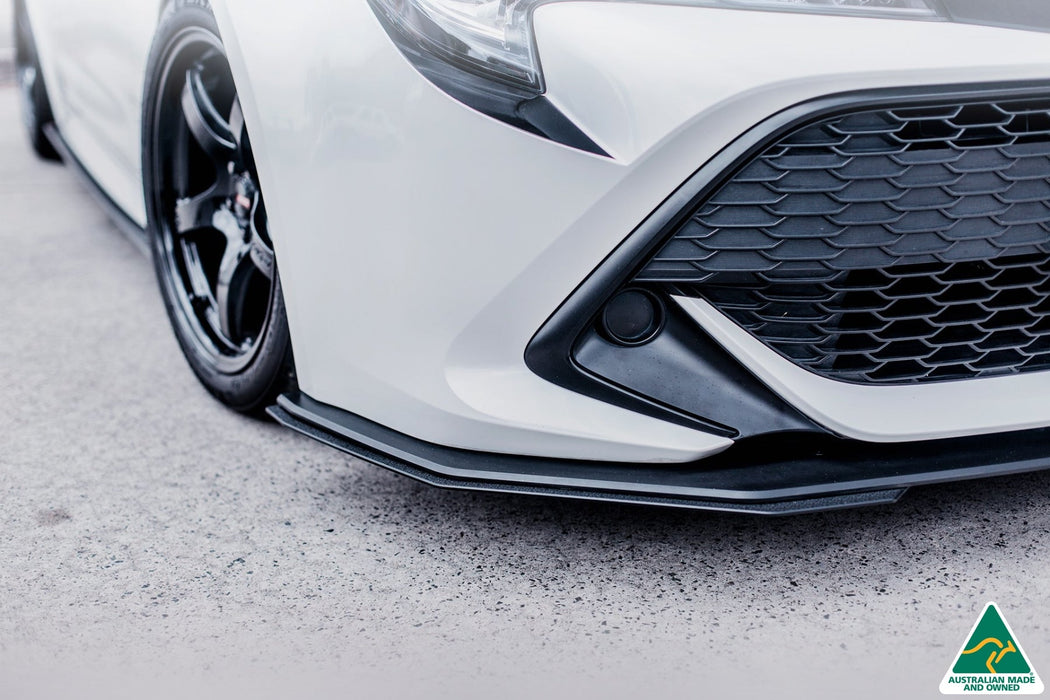 Corolla MZEA12R/ZWE211R 2018-2022 Front Lip Splitter Extensions (Pair)-Flow Designs