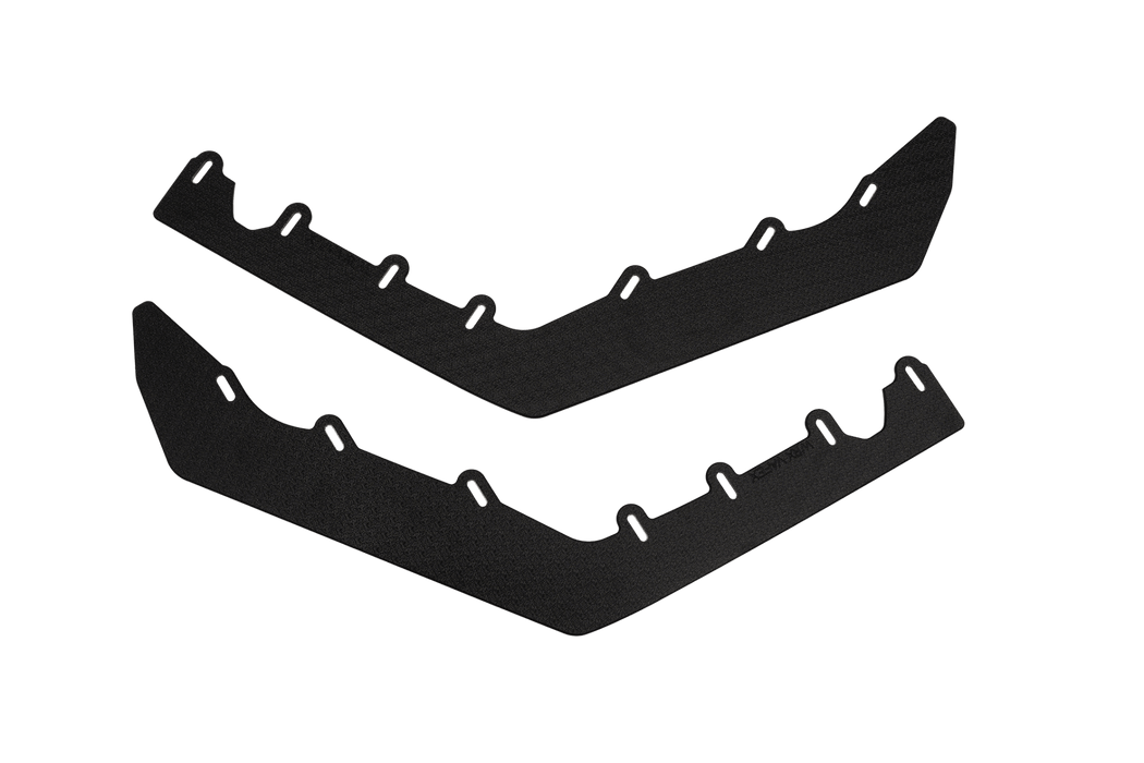VA WRX & STI Front Lip Splitter Extensions (Pair)-Flow Designs