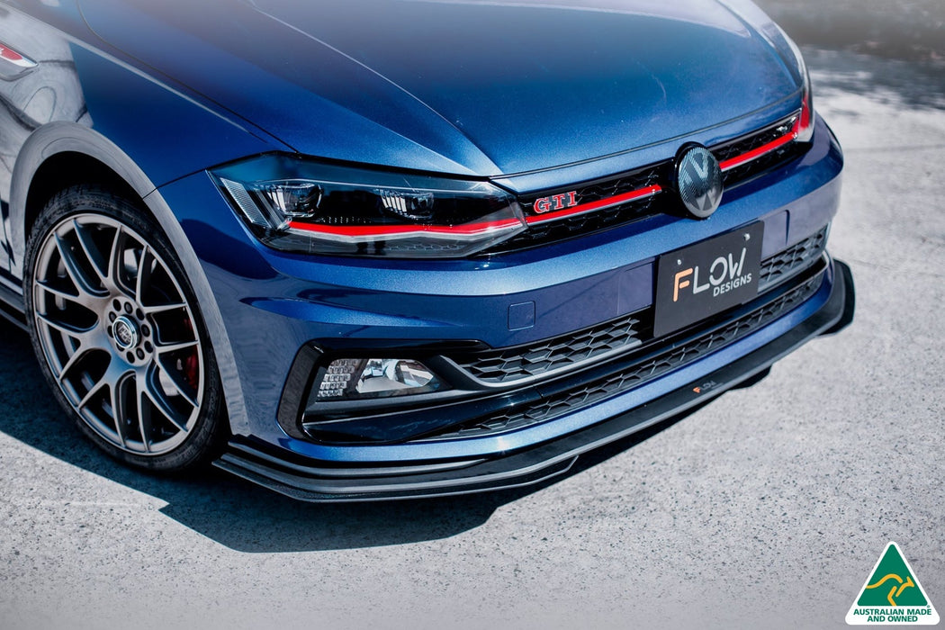 AW Polo GTI Front Lip Splitter Extensions (Pair)-Flow Designs