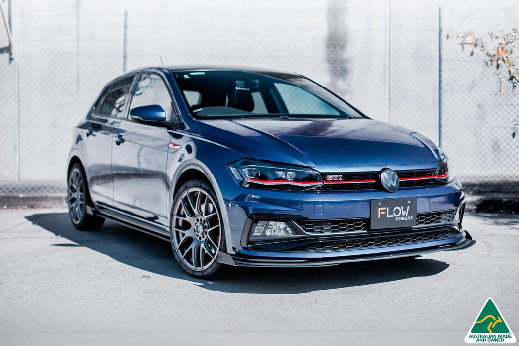 AW Polo GTI Front Lip Splitter Extensions (Pair)-Flow Designs