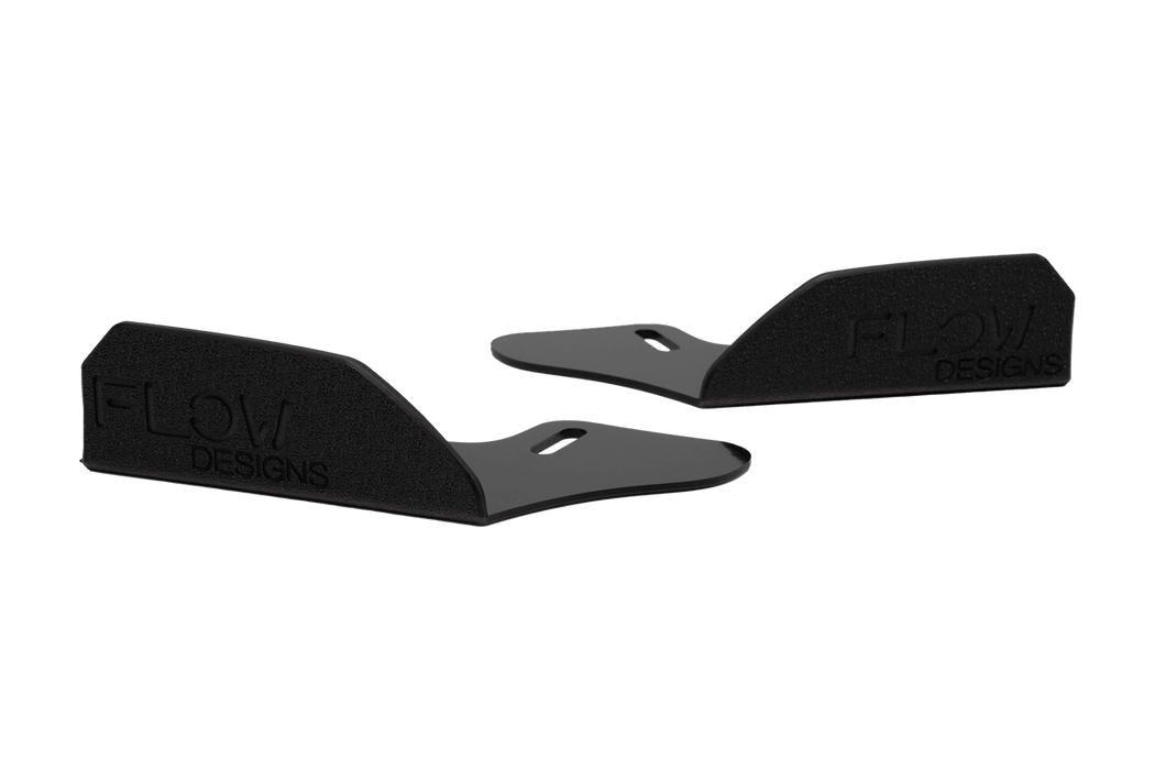 MK7 Golf R Front Lip Splitter Winglets (Pair)-Flow Designs