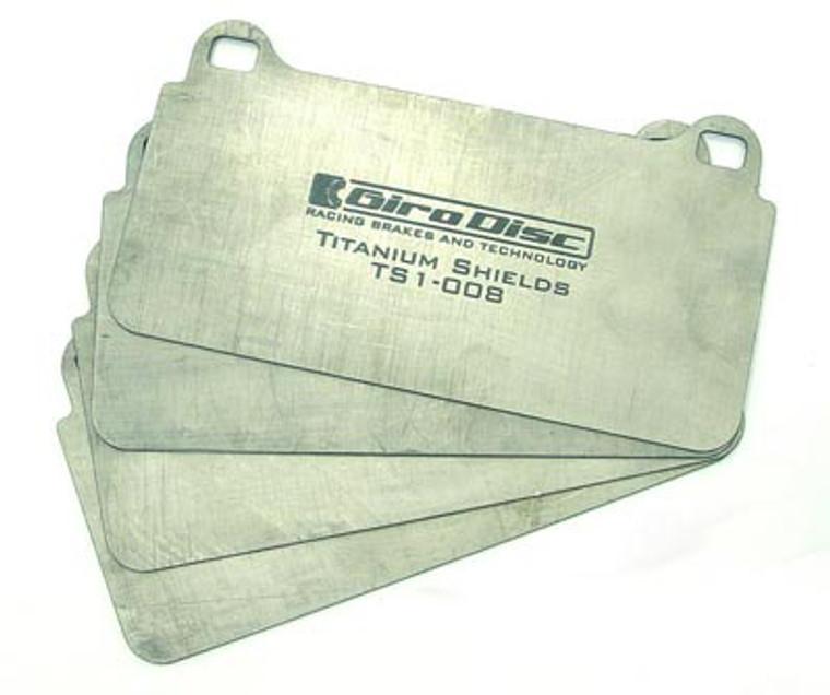 Girodisc Titanium Pad Shields for AP CP7040 caliper