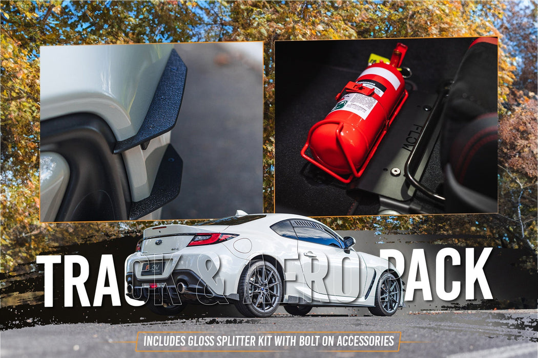 ZD8 BRZ Full Lip Splitter Set (GLOSS BLACK)-Flow Designs
