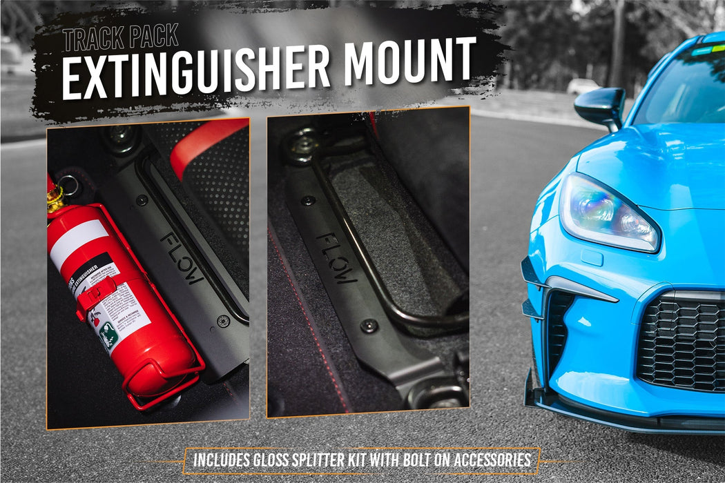 ZN8 GR86 Full Lip Splitter Set (GLOSS BLACK)-Flow Designs