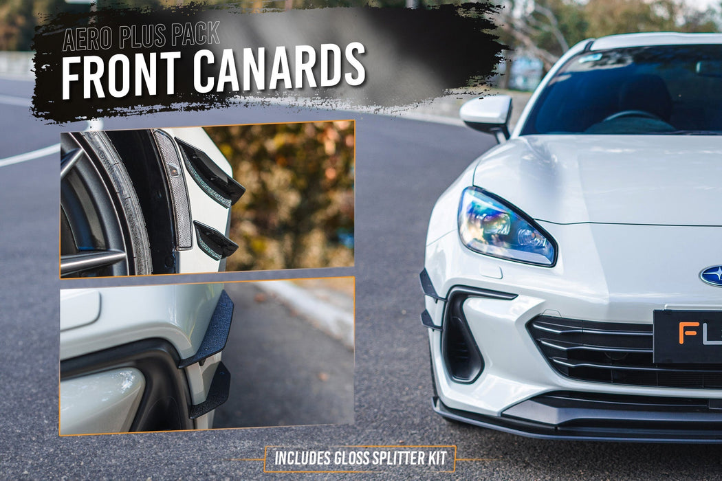 ZD8 BRZ Full Lip Splitter Set (GLOSS BLACK)-Flow Designs