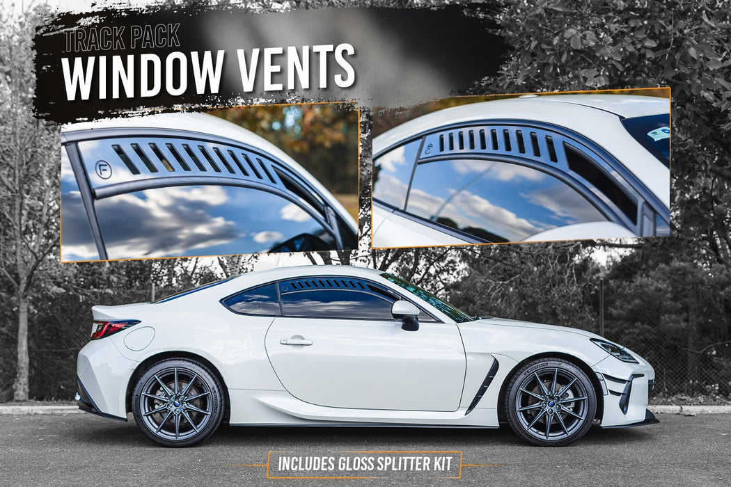 ZD8 BRZ Full Lip Splitter Set (GLOSS BLACK)-Flow Designs